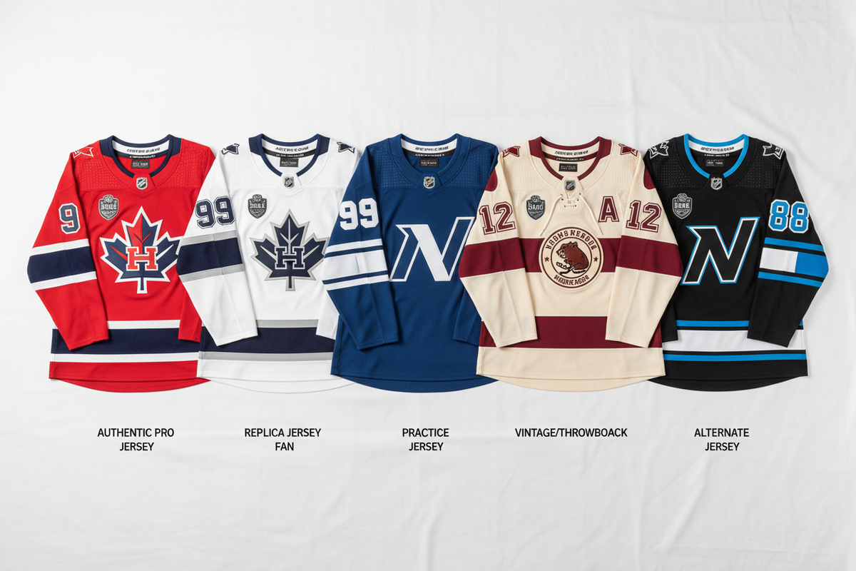 NHL Jersey Types Explained: A Guide for First-Time Buyers