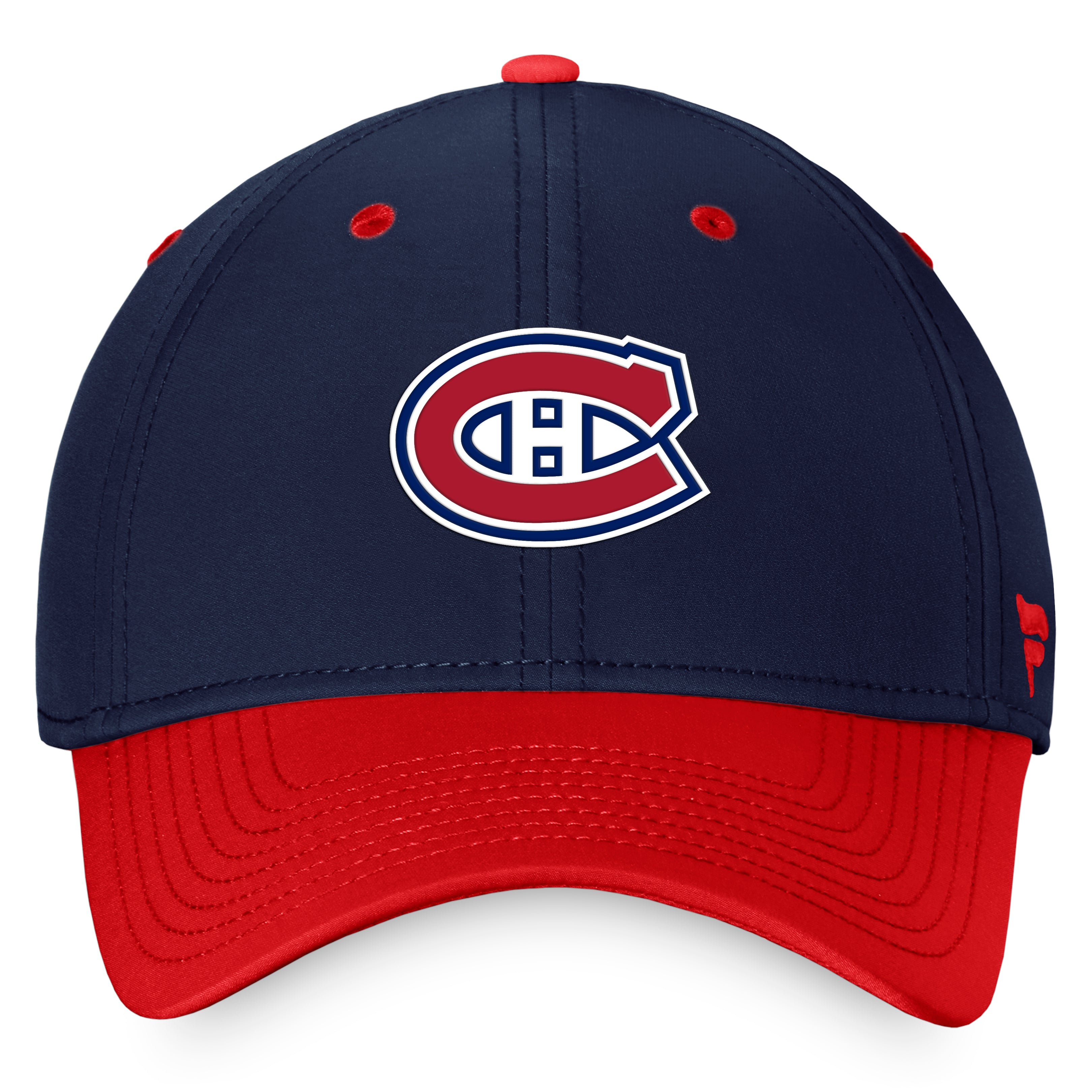 Casquette extensible bleu marine Authentic Pro Rink des Canadiens de Montréal Fanatics Branded de la LNH pour hommes