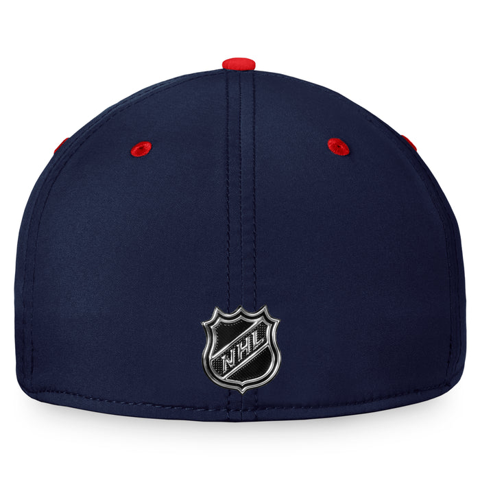 Montreal Canadiens NHL Fanatics Branded Men's Navy Authentic Pro Rink Stretch Fit Hat