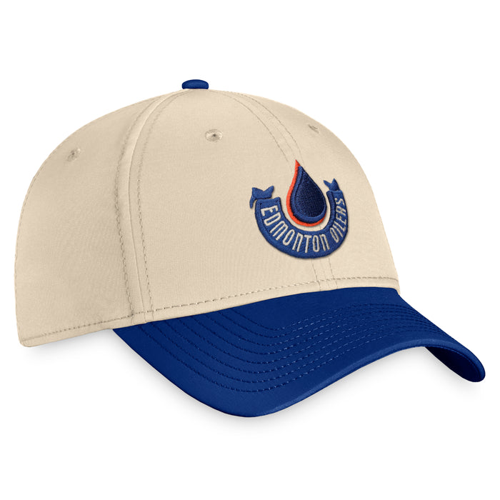 Men's Edmonton Oilers Fanatics Branded Royal 2023 NHL Heritage