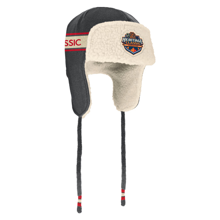 2023 Heritage Classic NHL Fanatics Branded Men's Grey/Cream Trapper Hat