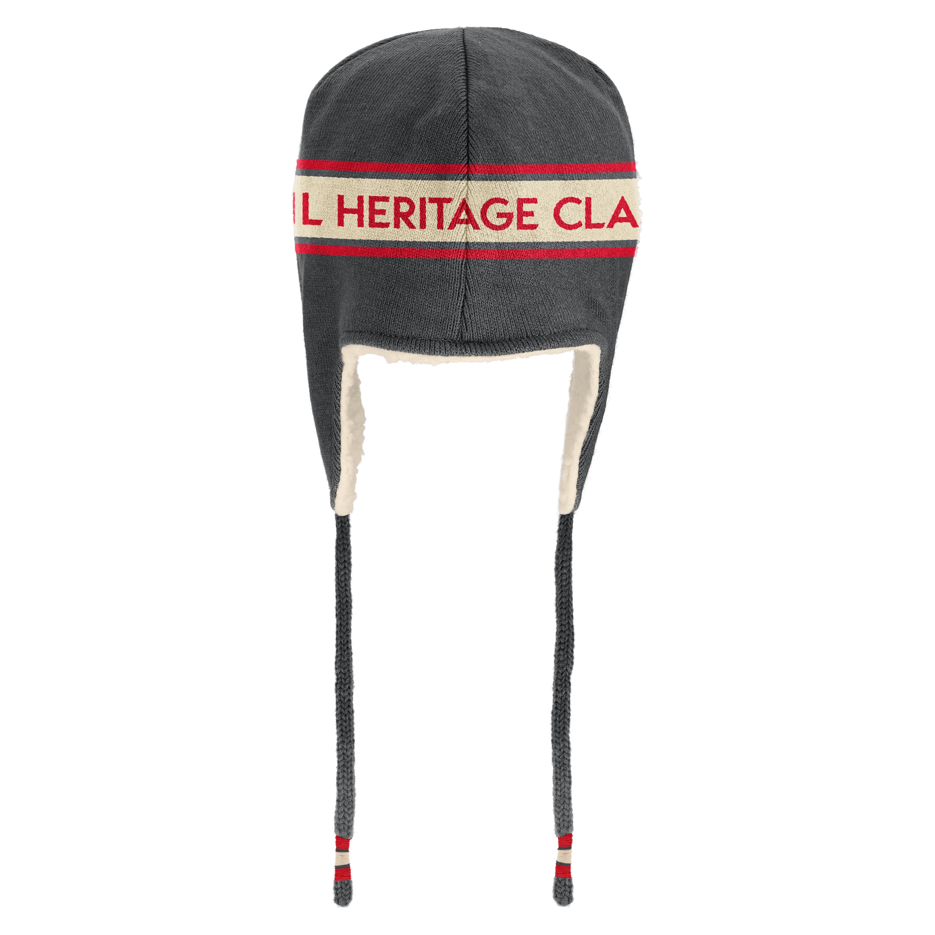 Chapeau de trappeur gris/crème pour hommes de marque Heritage Classic NHL Fanatics 2023