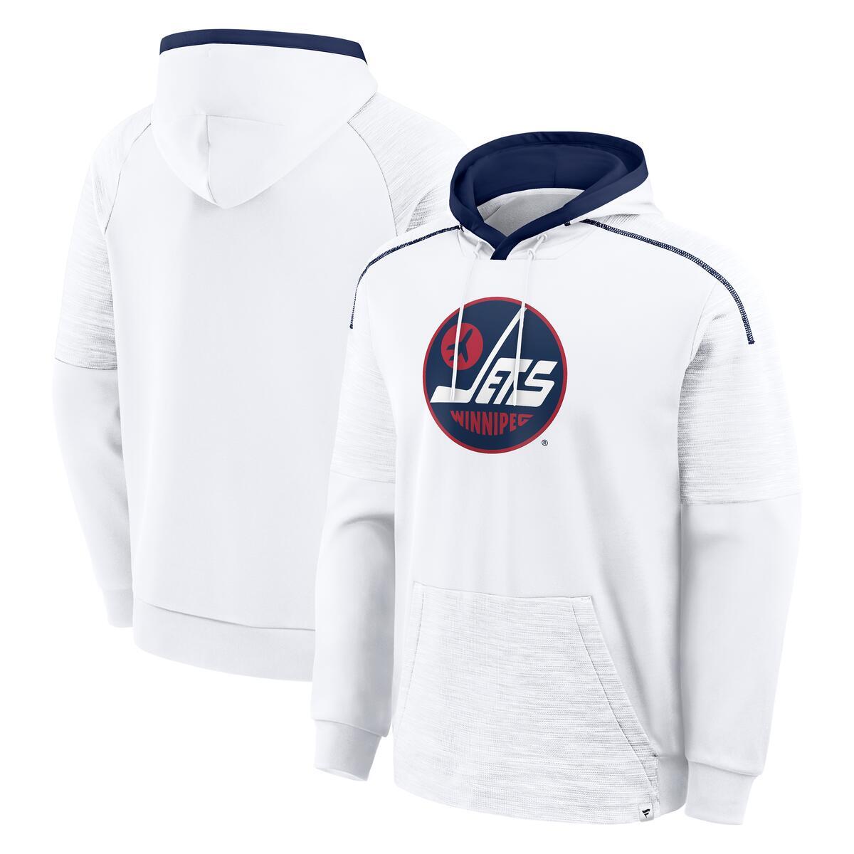 Winnipeg Jets NHL Fanatics Branded Men's White 2026 Heritage Classic Pullover Hoodie