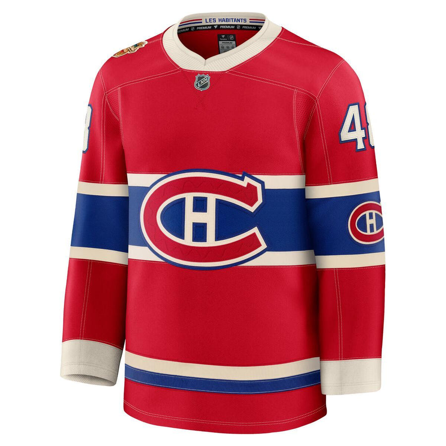 Lane Hutson Montreal Canadiens NHL Fanatics Branded Men's Red 2026 Her