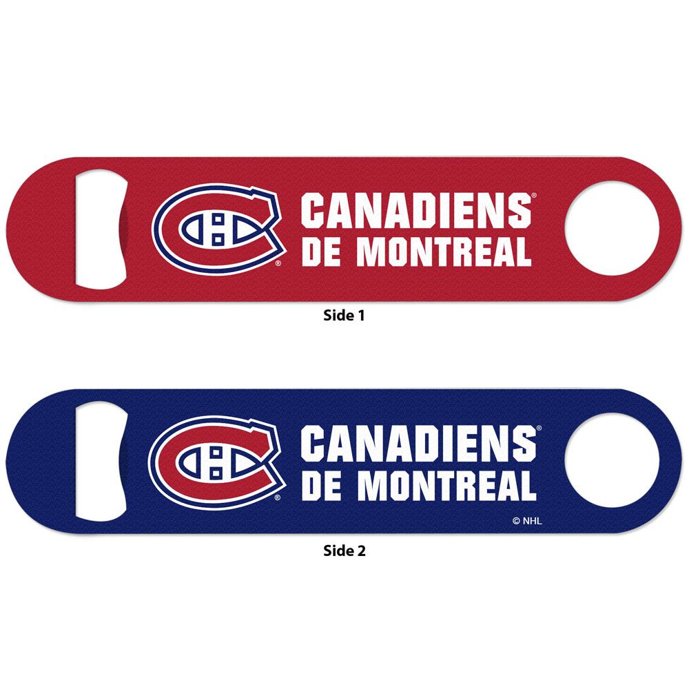 Montreal Canadiens NHL WinCraft Metal Bottle Opener 2 Sided