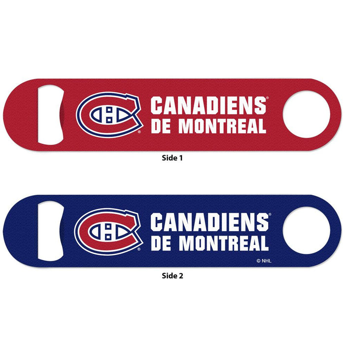 Montreal Canadiens NHL WinCraft Metal Bottle Opener 2 Sided