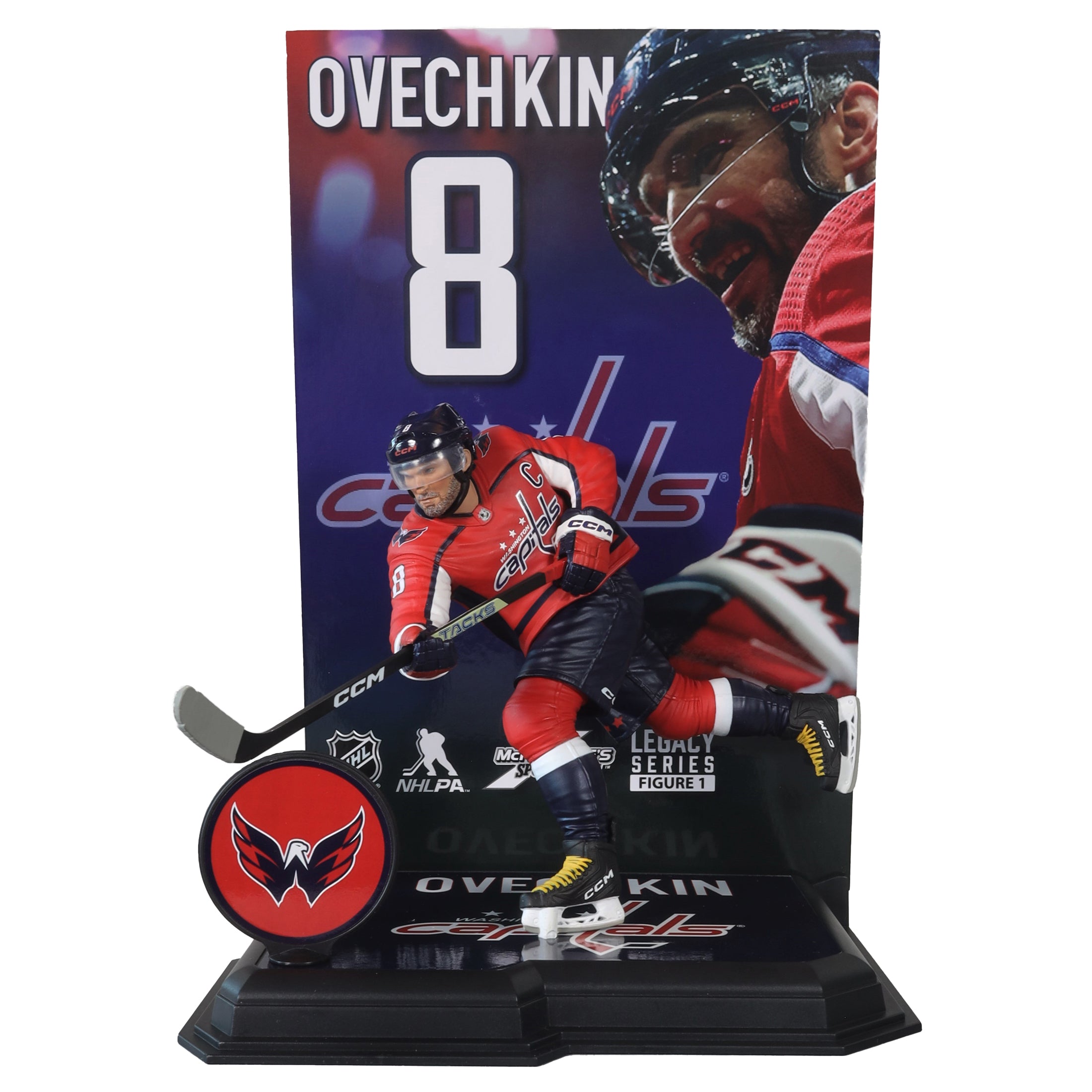 Alexander Ovechkin Capitals de Washington NHL McFarlane Toys Home Uniform Legacy Series Figurine d'action 7"