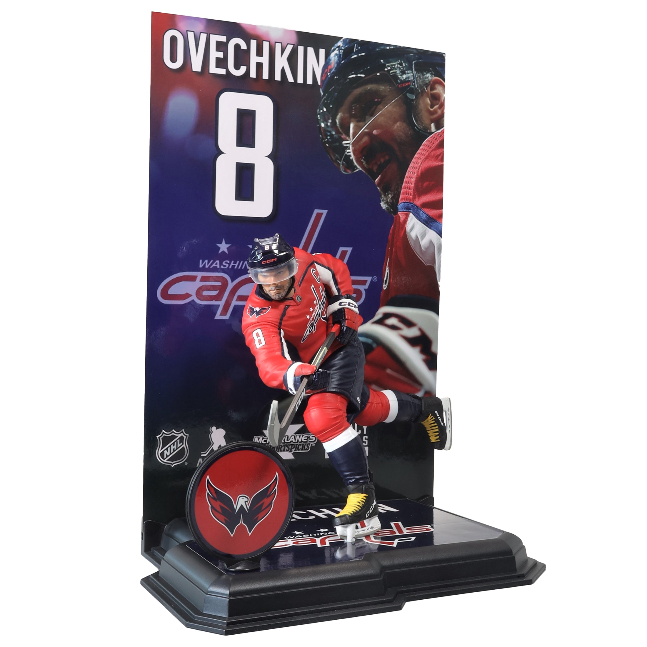 Alexander Ovechkin Capitals de Washington NHL McFarlane Toys Home Uniform Legacy Series Figurine d'action 7"