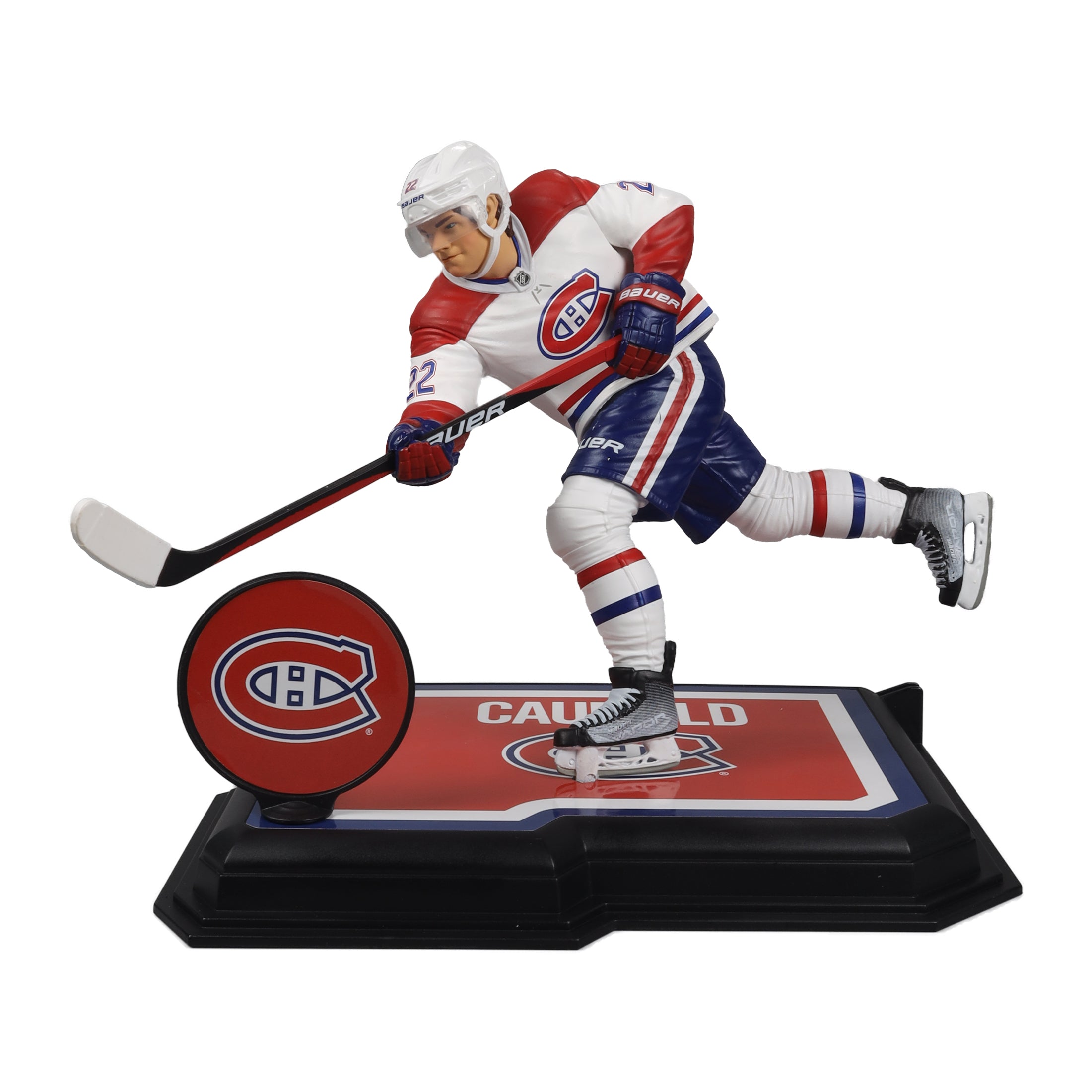 Cole Caufield Montreal Canadiens NHL McFarlane Toys Away Uniform Legacy Series 7" Action Figure