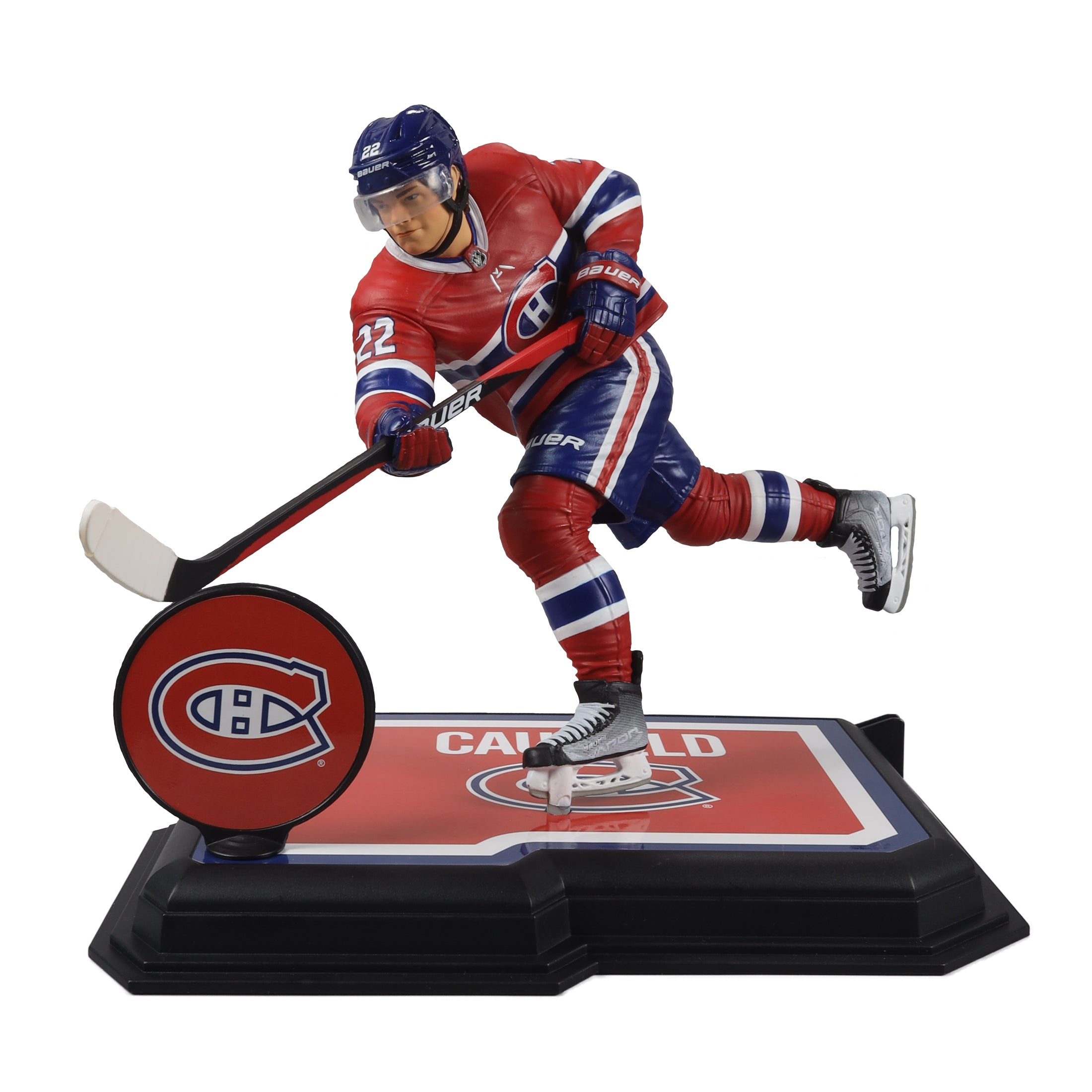 Cole Caufield Canadiens de Montréal NHL McFarlane Toys Home Uniform Legacy Series Figurine d'action 7"