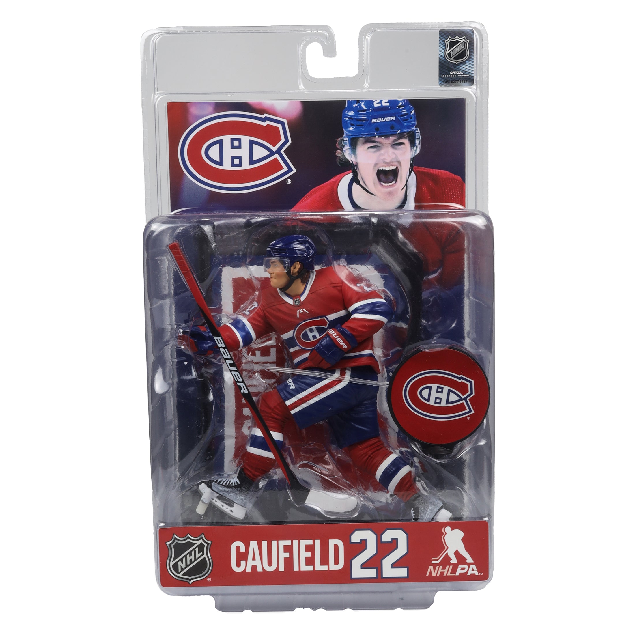 Cole Caufield Canadiens de Montréal NHL McFarlane Toys Home Uniform Legacy Series Figurine d'action 7"