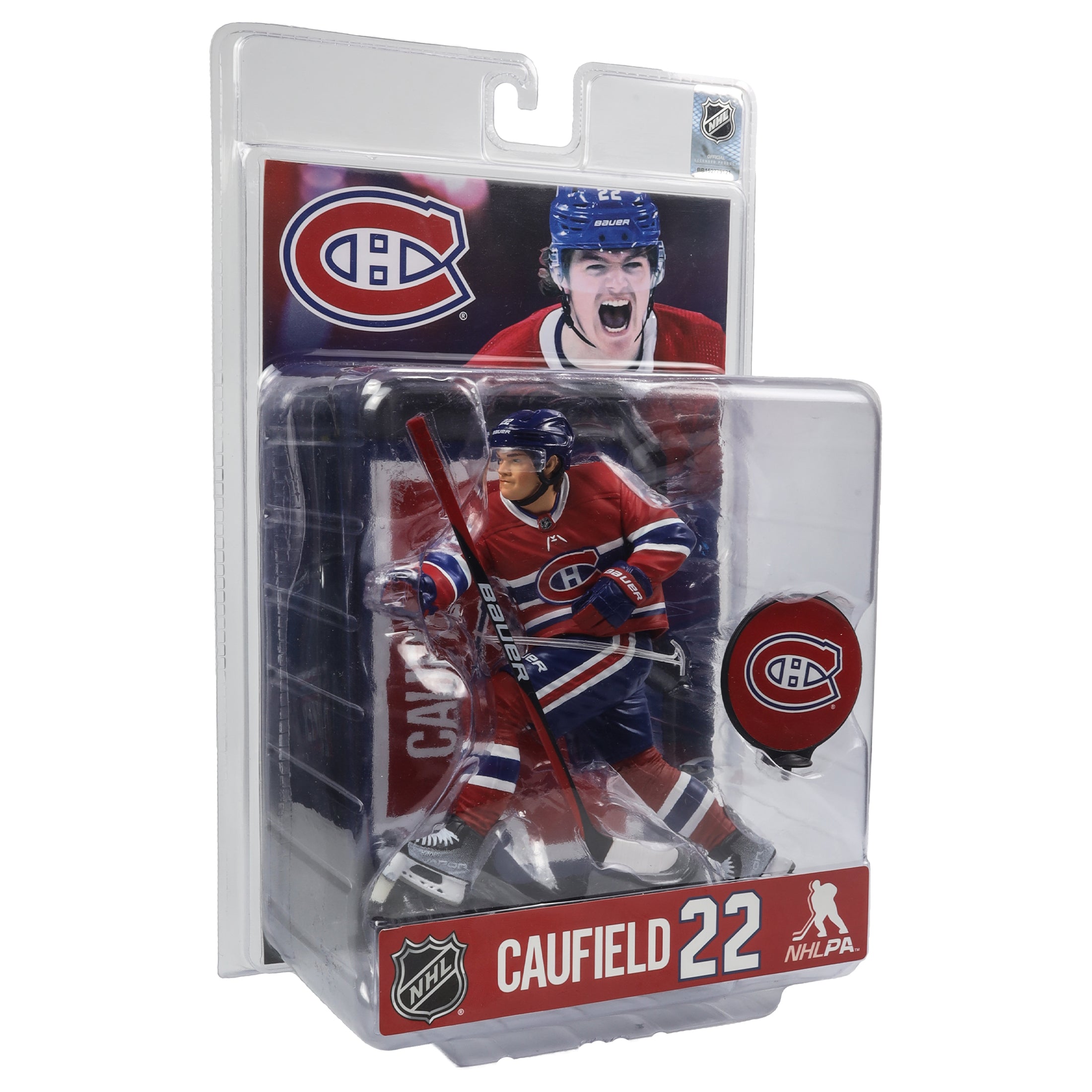 Cole Caufield Canadiens de Montréal NHL McFarlane Toys Home Uniform Legacy Series Figurine d'action 7"