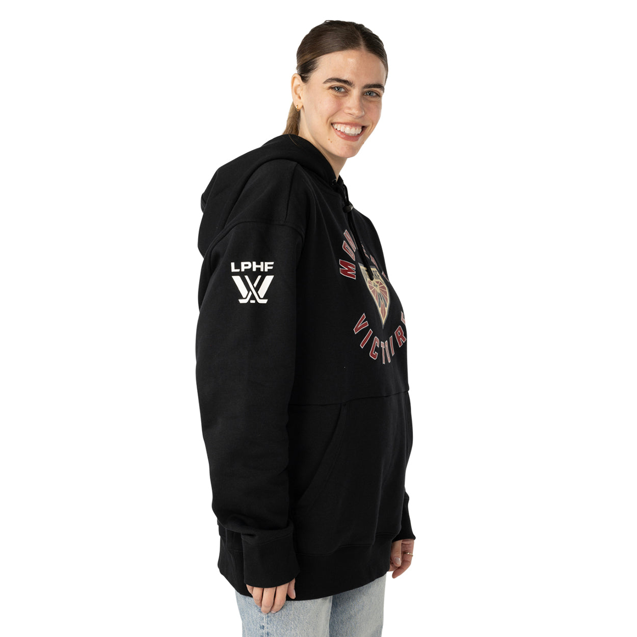 Montreal Victoire PWHL Bauer Unisex Black Ultimate Pullover Hoodie