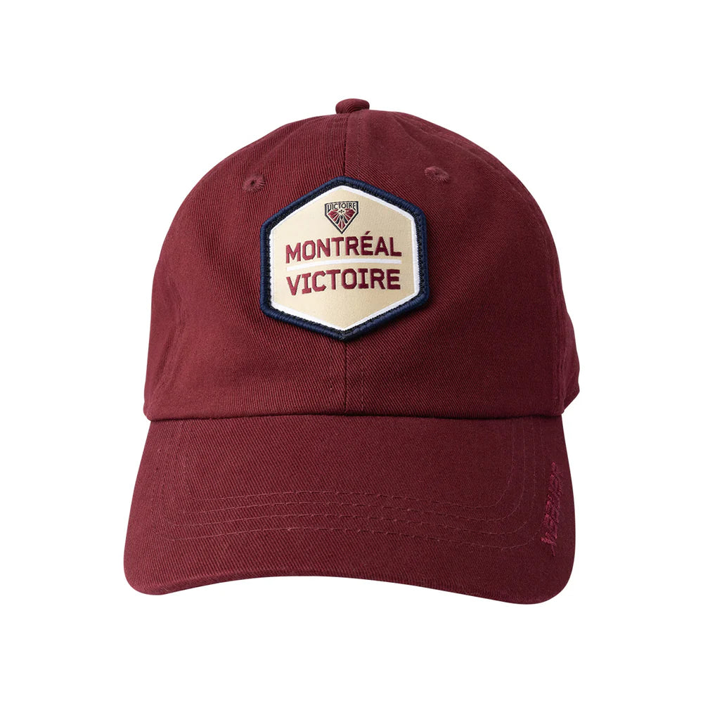 Montreal Victoire PWHL Bauer Unisex Maroon Twill Adjustable Hat