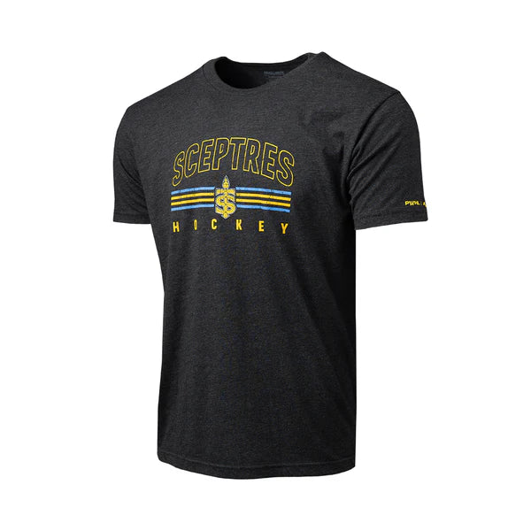 Toronto Sceptres PWHL Bauer Unisex Black Tri Blend T-Shirt