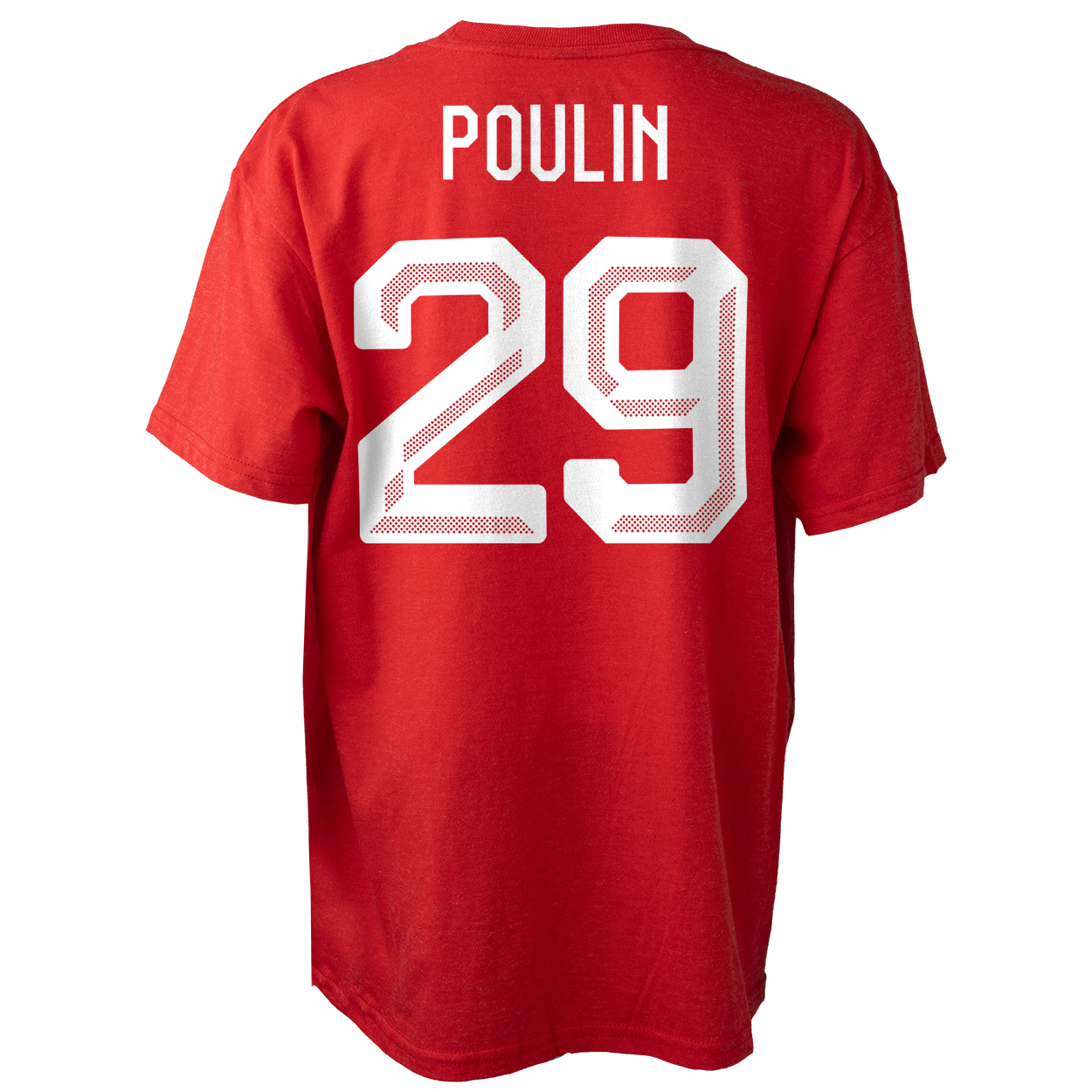 Marie-Philip Poulin Hockey Canada IIHF Bauer Men's Red Player T-Shirt