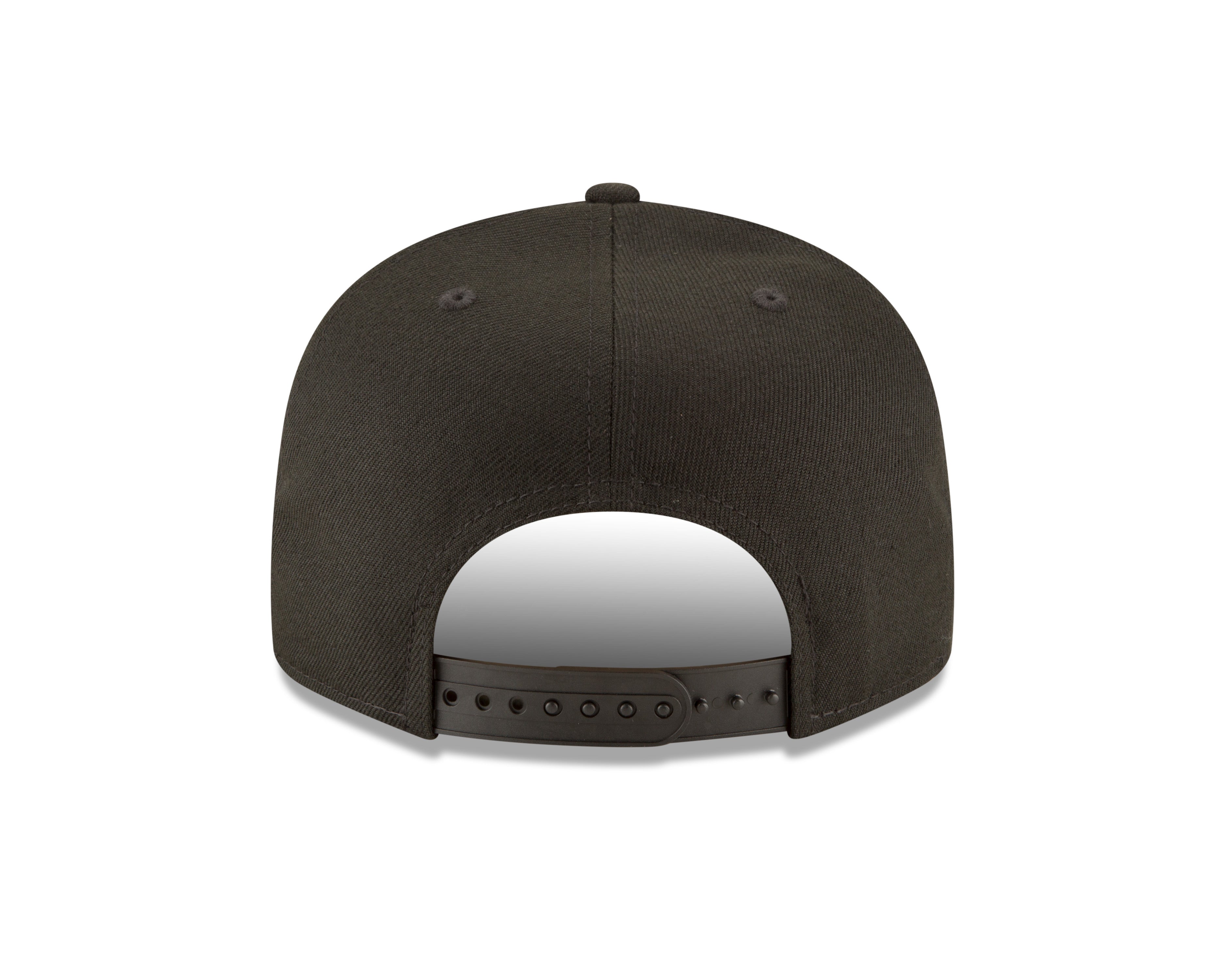 MLB Batterman Logo New Era Men's Black on Black 9Fifty Basic Snapback