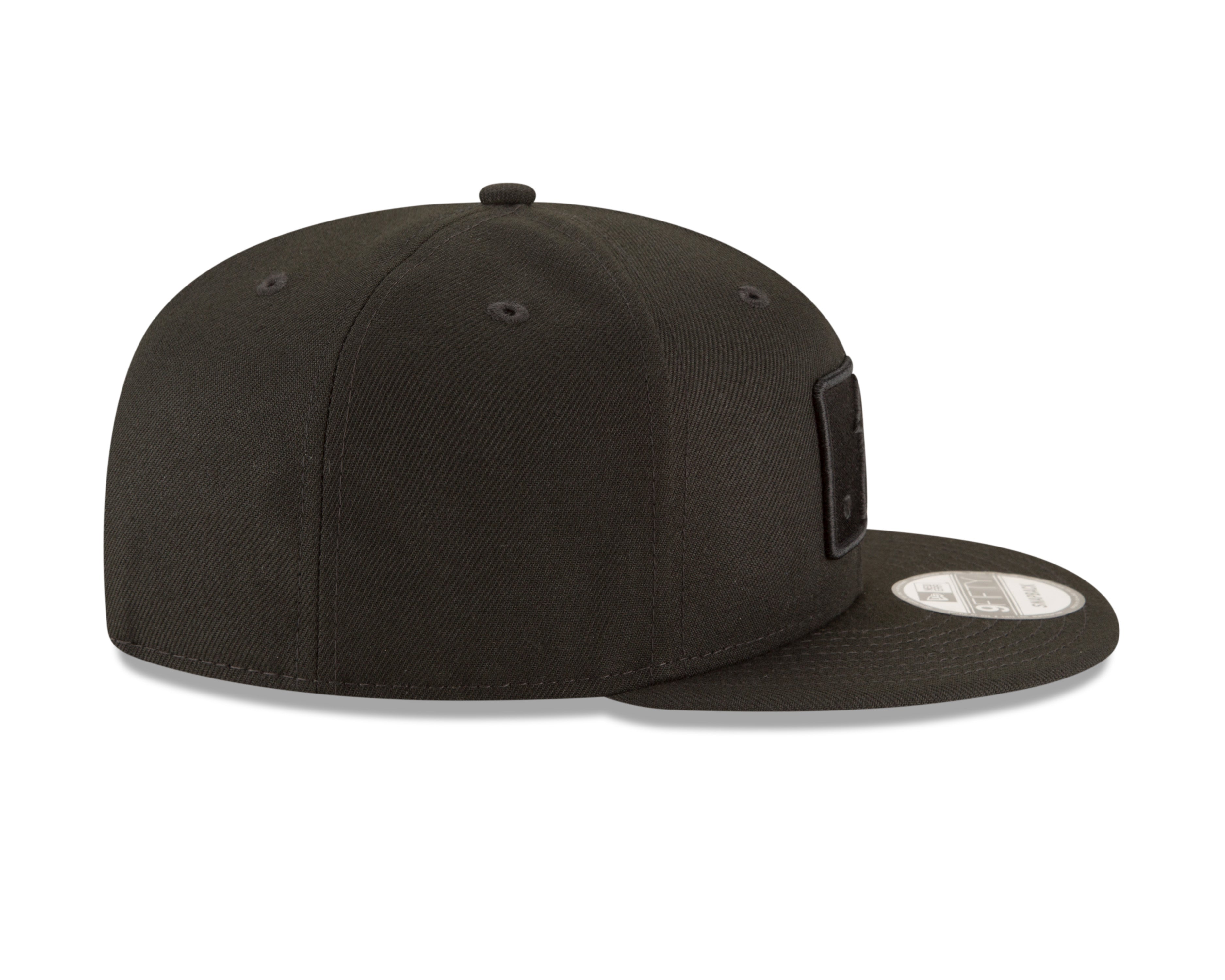 MLB Batterman Logo New Era Men's Black on Black 9Fifty Basic Snapback