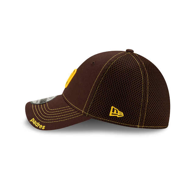 Casquette extensible 39Thirty Neo marron pour homme des Padres de San Diego MLB New Era