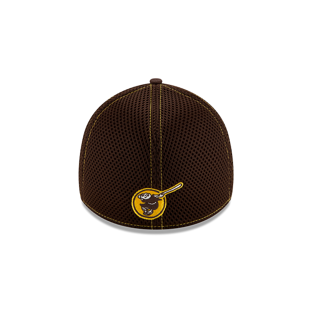 San Diego Padres MLB New Era Men's Brown 39Thirty Neo Stretch Fit Hat