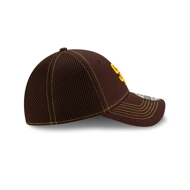 Casquette extensible 39Thirty Neo marron pour homme des Padres de San Diego MLB New Era