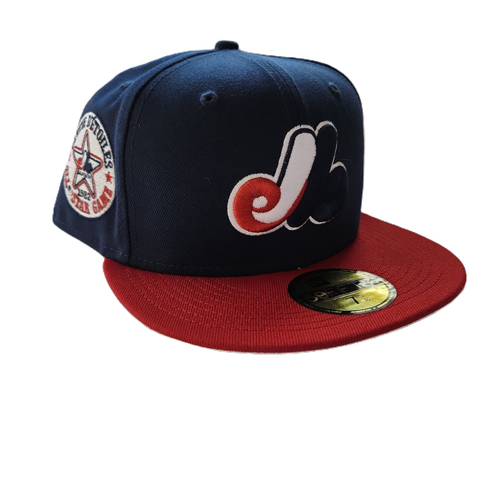 Montreal Expos MLB New Era Men's Navy 59Fifty 1982 All Star Game Cooperstown Fitted Hat