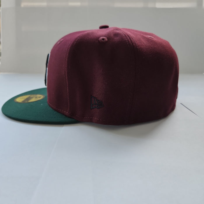 Montreal Expos MLB New Era Men's Maroon/Green 59Fifty 1982 All Star Game Cooperstown Fitted Hat