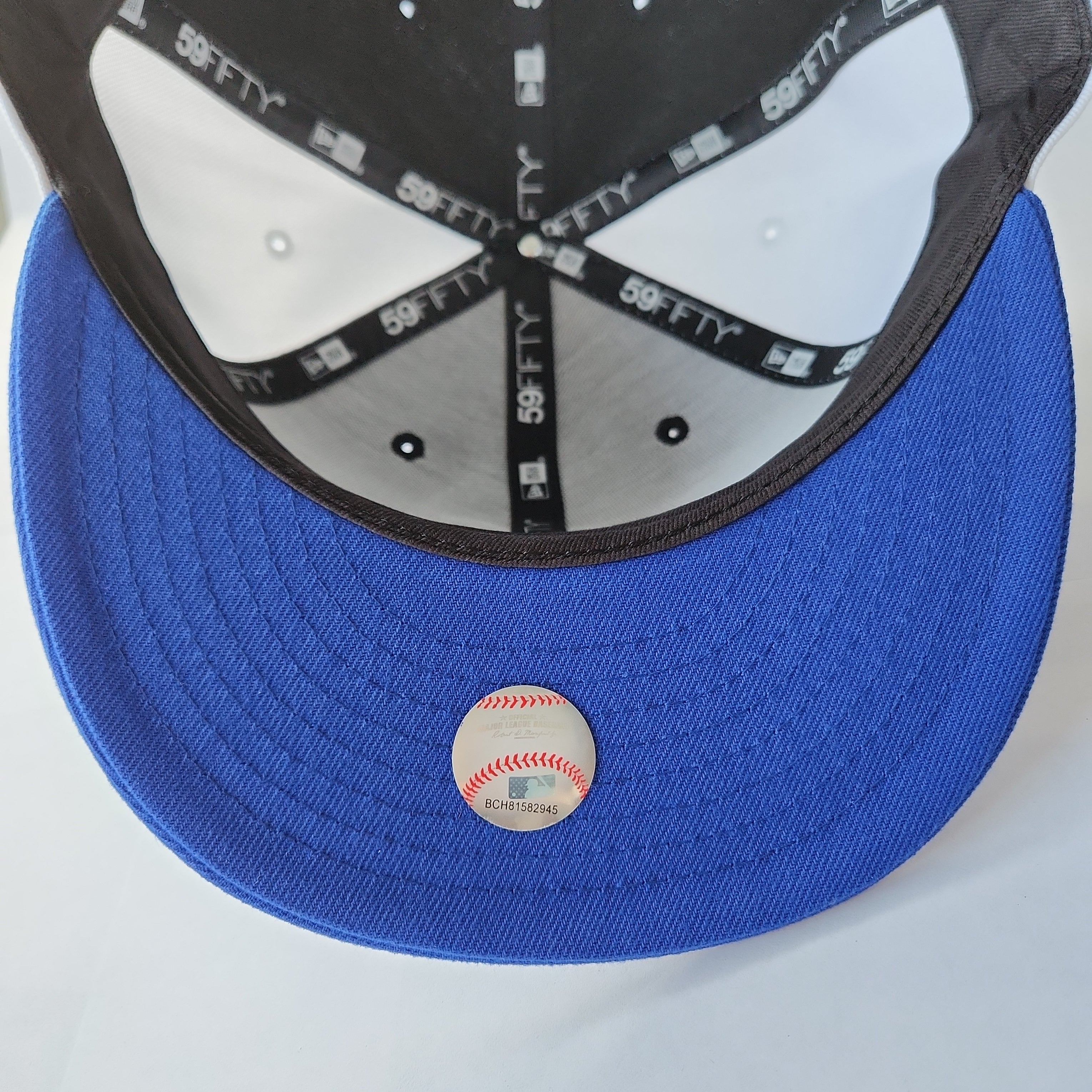 Montreal Expos MLB New Era Men's Royal Blue/White 59Fifty Cooperstown Fitted Hat