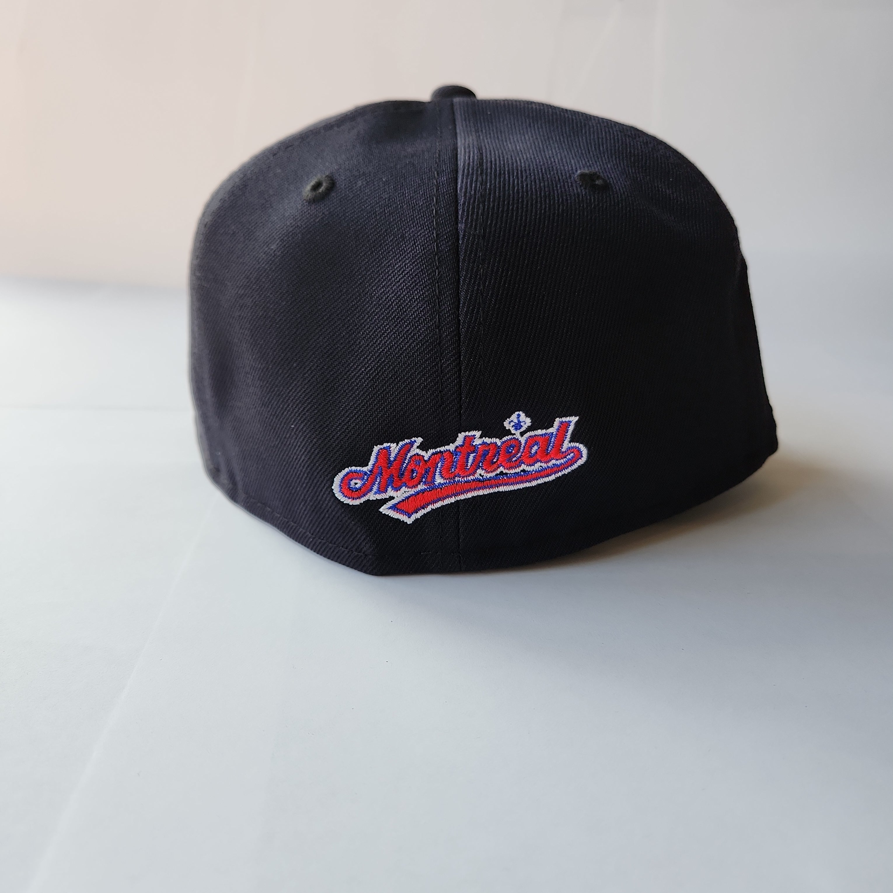 Casquette ajustée 59Fifty 125e anniversaire Cooperstown des Expos de Montréal New Era pour hommes, bleu marine/or