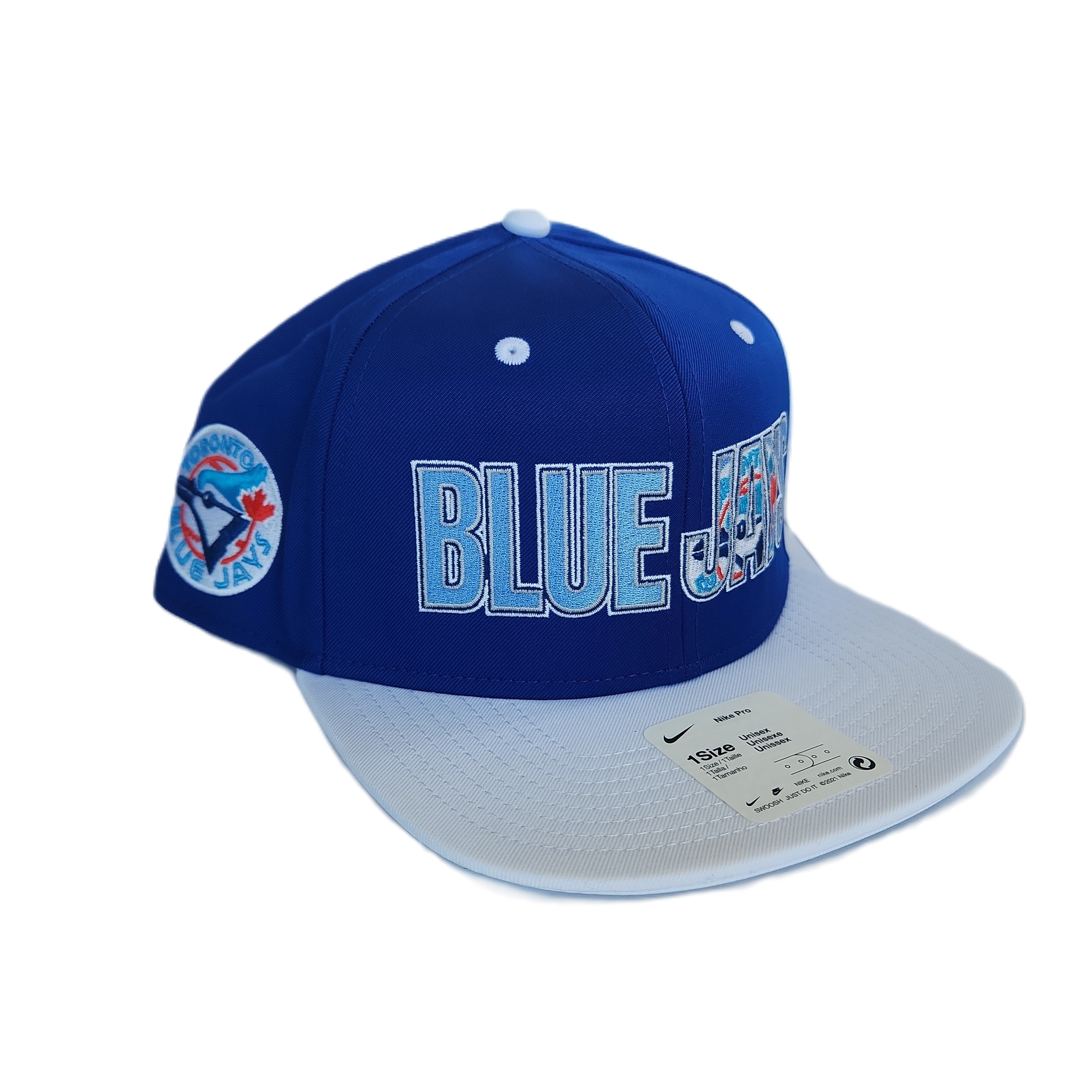 Toronto Blue Jays MLB Nike Cooperstown Pro Flat Brim Snapback pour hommes