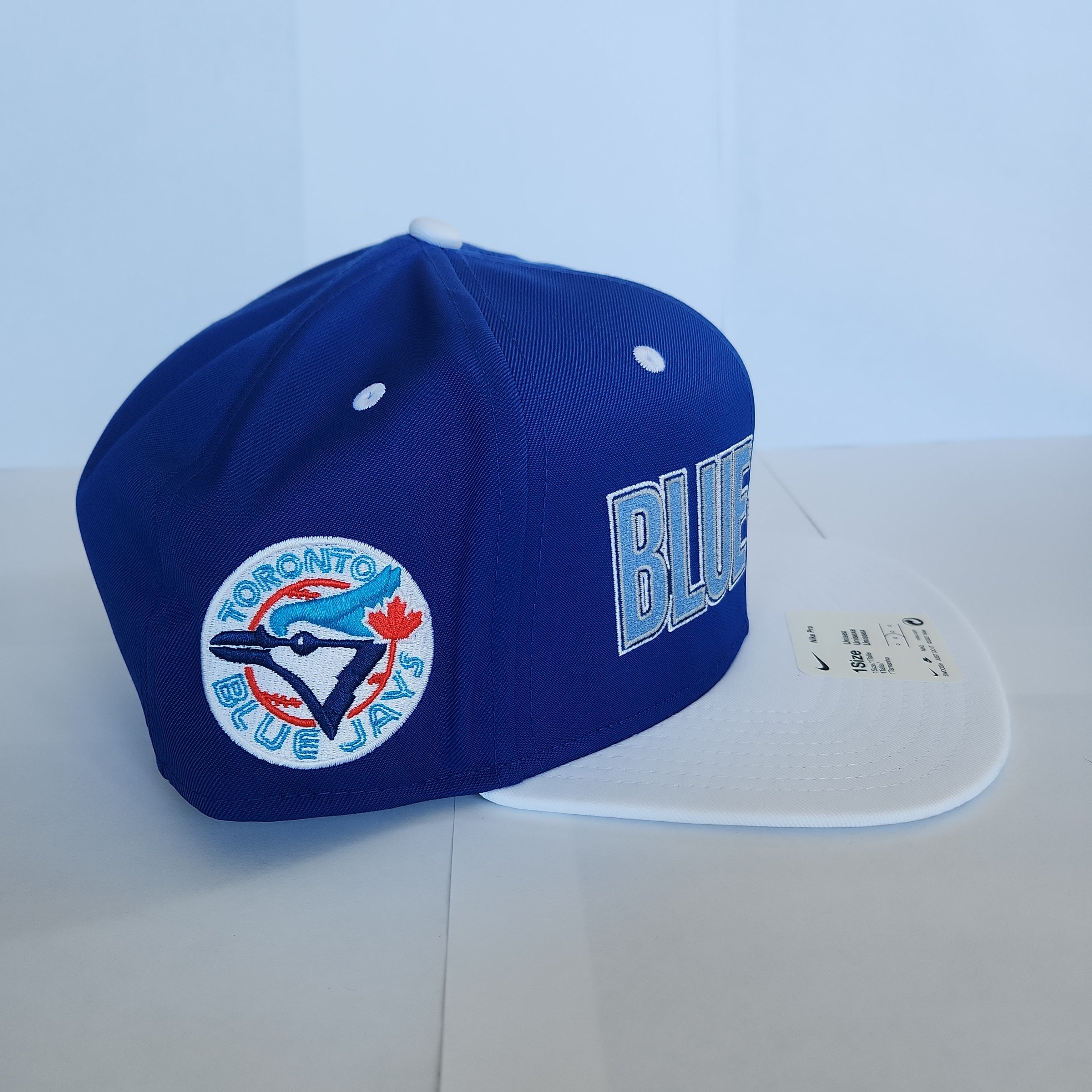 Toronto Blue Jays MLB Nike Cooperstown Pro Flat Brim Snapback pour hommes