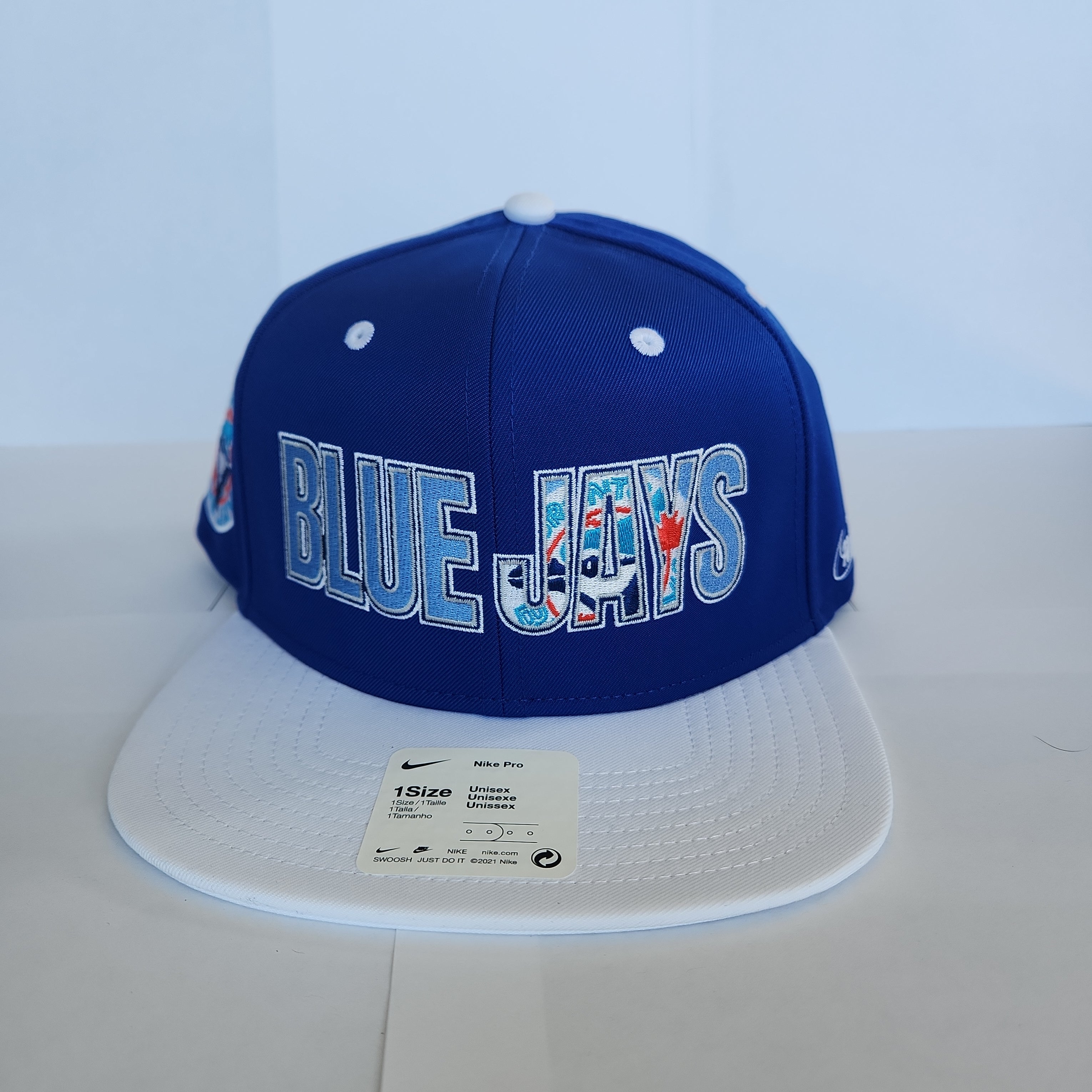 Toronto Blue Jays MLB Nike Cooperstown Pro Flat Brim Snapback pour hommes