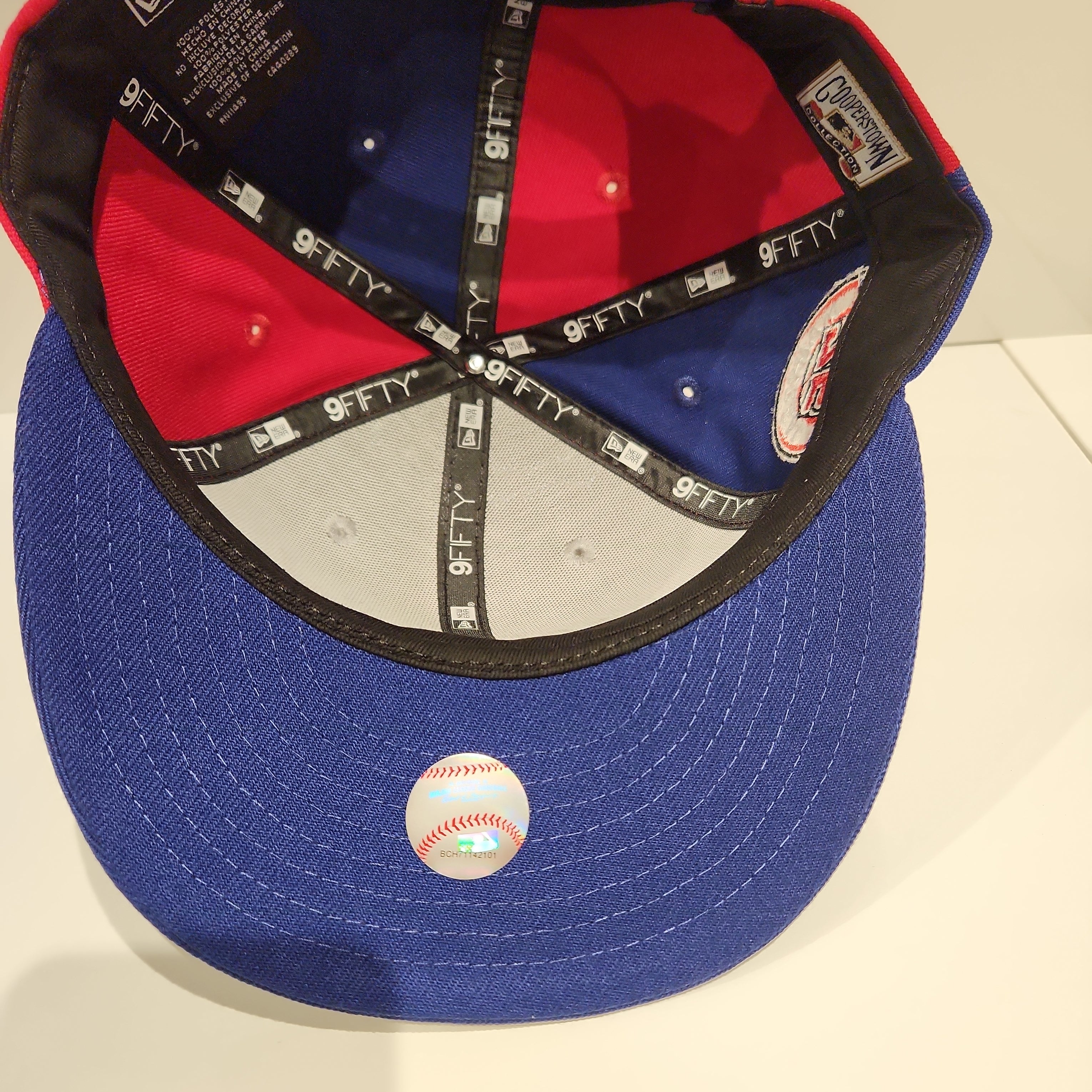 Expos de Montréal MLB New Era pour hommes, gris 9Fifty Cooperstown 35e anniversaire, uniforme rétro Snapback