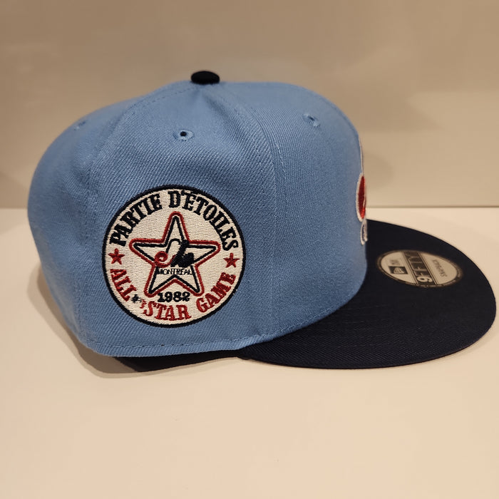 Montreal Expos MLB New Era Men's Light Blue 9Fifty Cooperstown 1982 All Star Game Retro Uniform Snapback