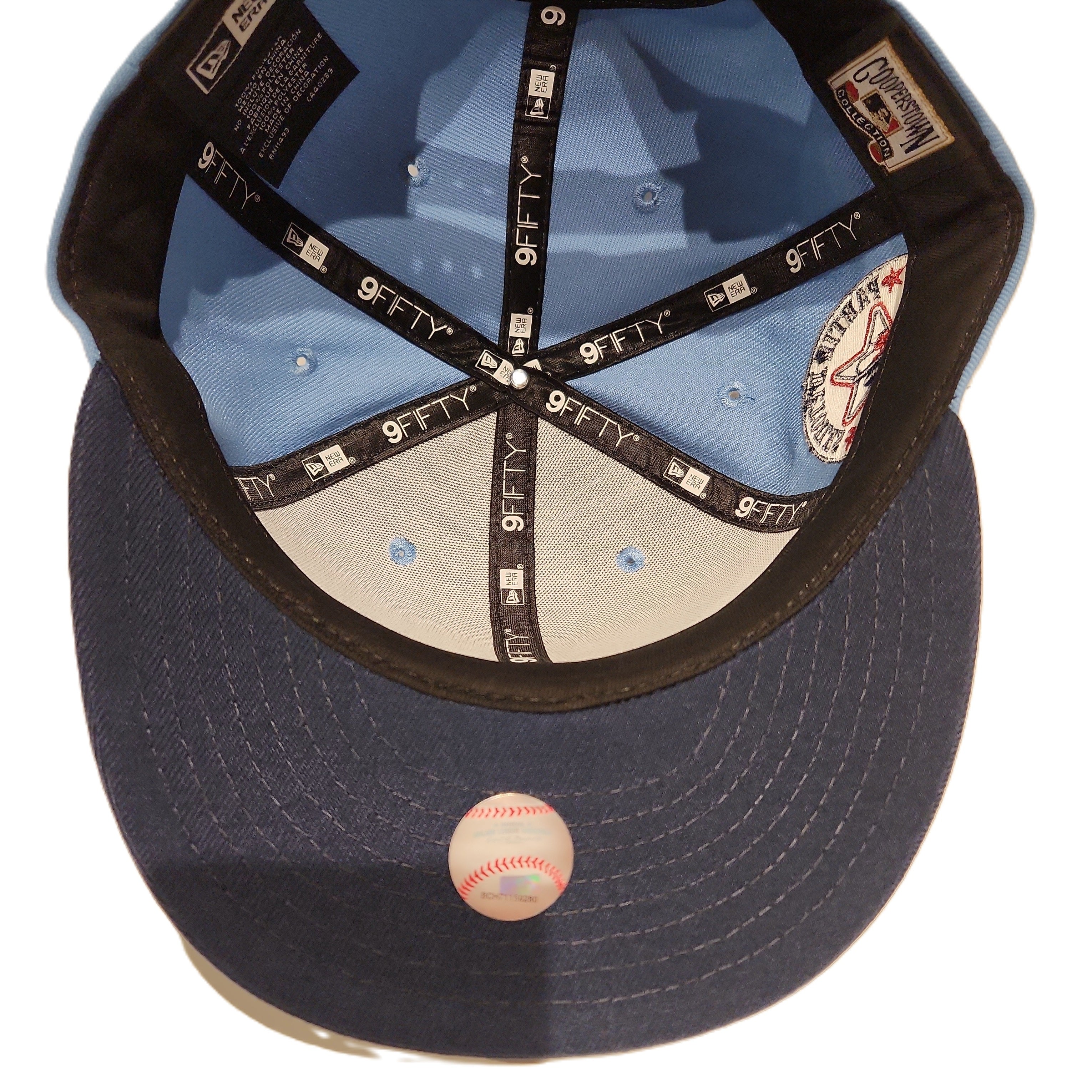 Expos de Montréal MLB New Era pour hommes bleu clair 9Fifty Cooperstown 1982 All Star Game Retro Uniform Snapback