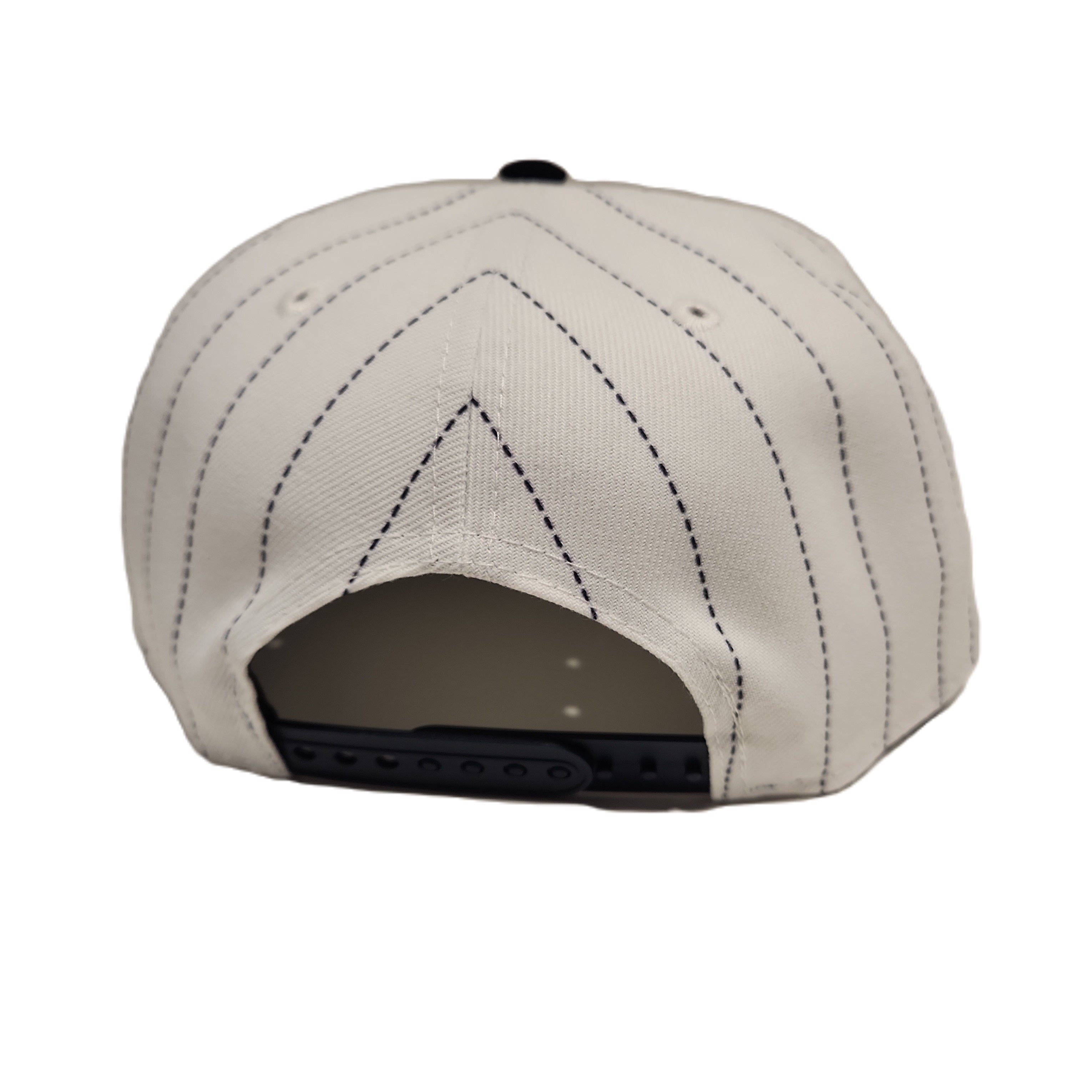 Expos de Montréal MLB New Era pour hommes, blanc 9Fifty Cooperstown Pinstripe Retro Uniform Snapback