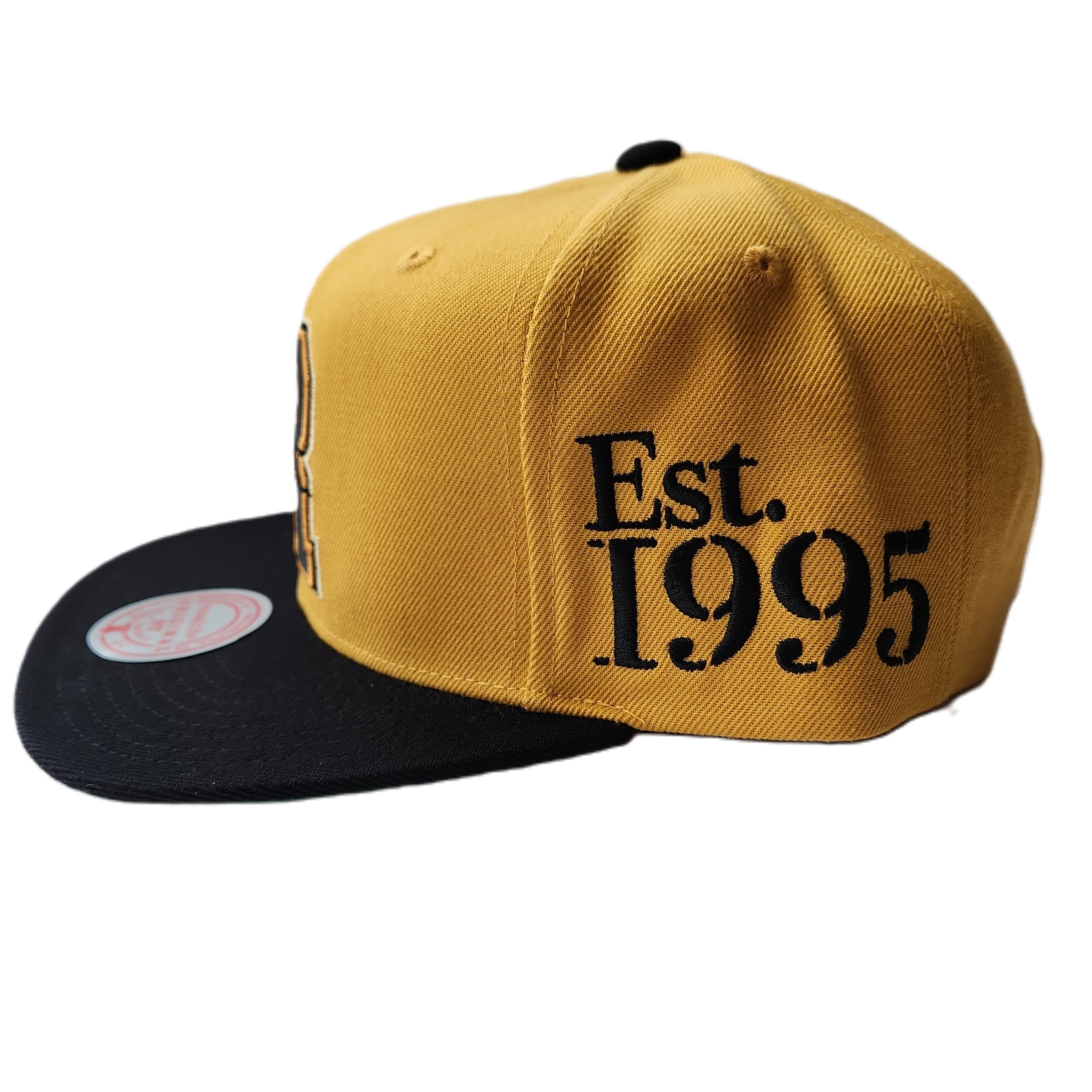 Toronto Raptors NBA Mitchell & Ness Men's Mustard Gym Stallion Snapback