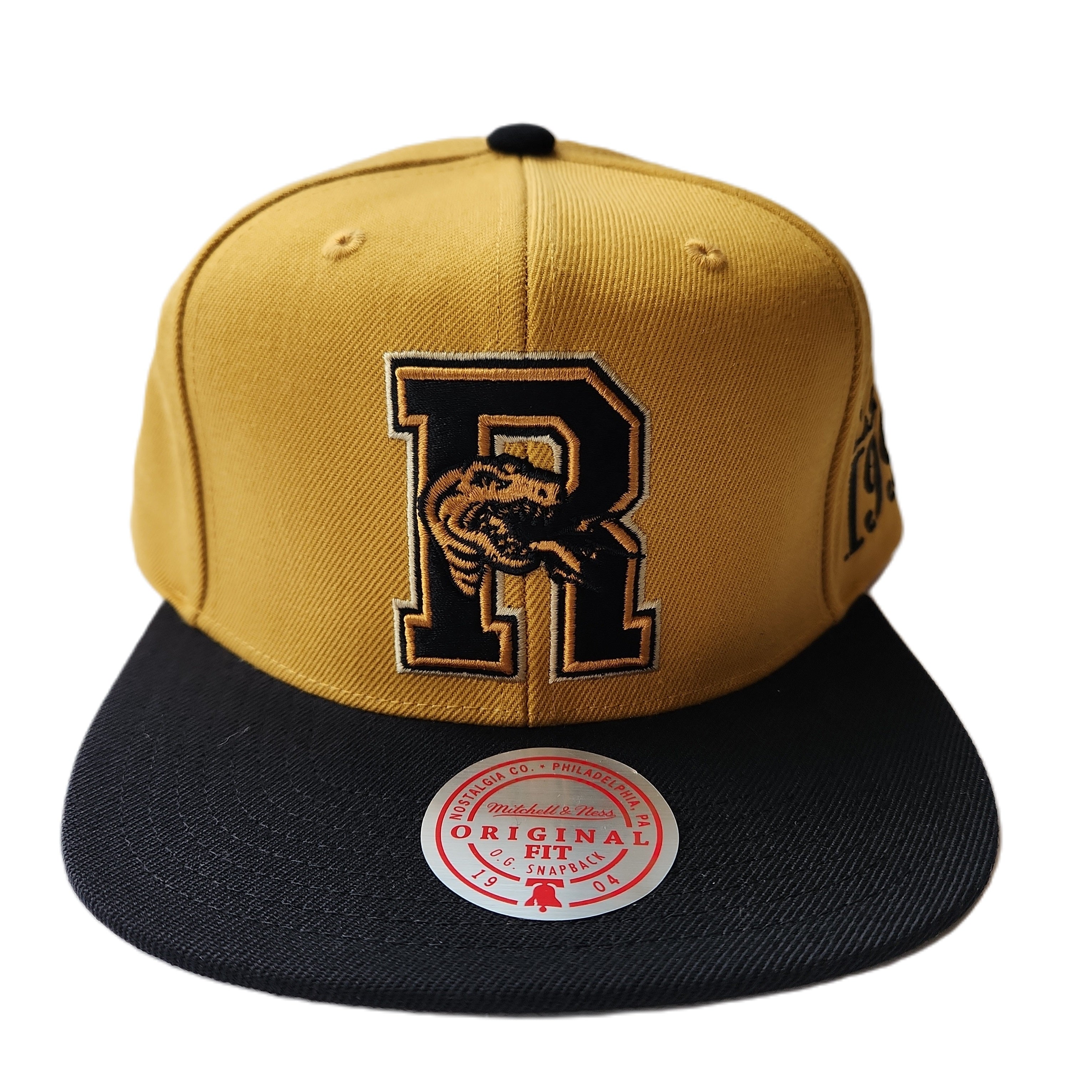 Toronto Raptors NBA Mitchell & Ness Men's Mustard Gym Stallion Snapback