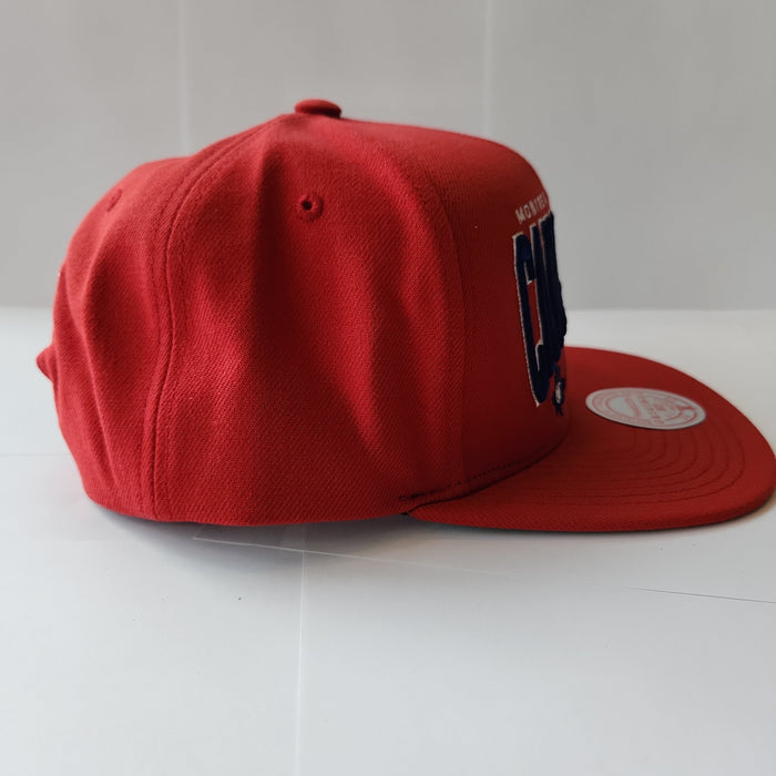 Montreal Canadiens NHL Mitchell & Ness Men's Red Champ Stack Snapback