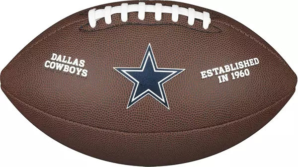 Dallas Cowboys NFL Wilson Official Recreational Premium Composite Football