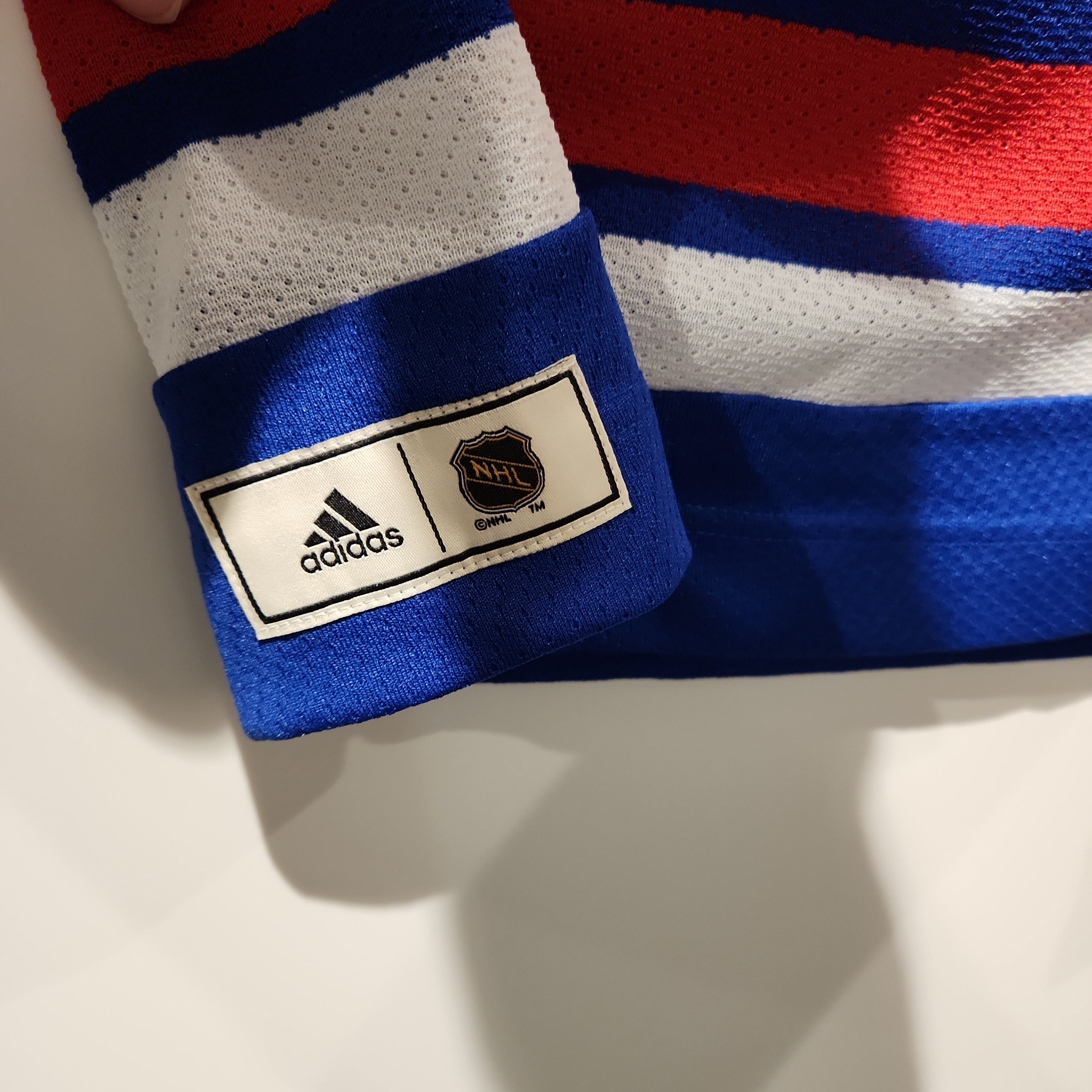 New York Rangers NHL Adidas Homme Bleu Royal 1990 Team Classics Vintage Authentique Maillot