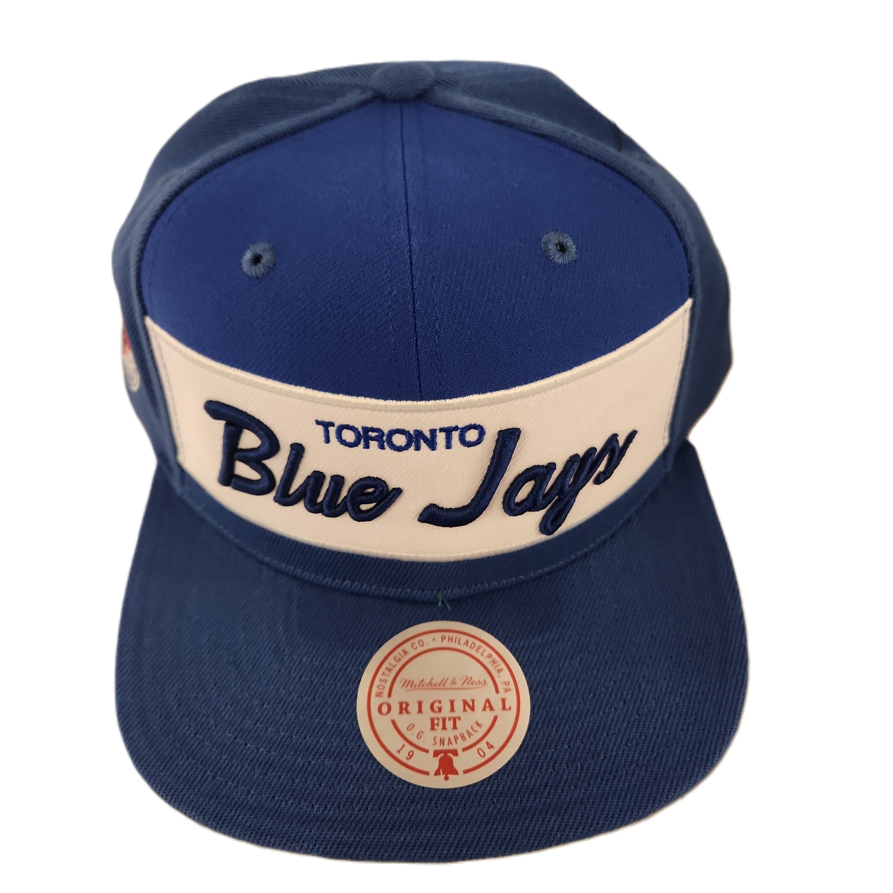 Toronto Blue Jays MLB Mitchell & Ness Snapback sport rétro bleu marine pour hommes