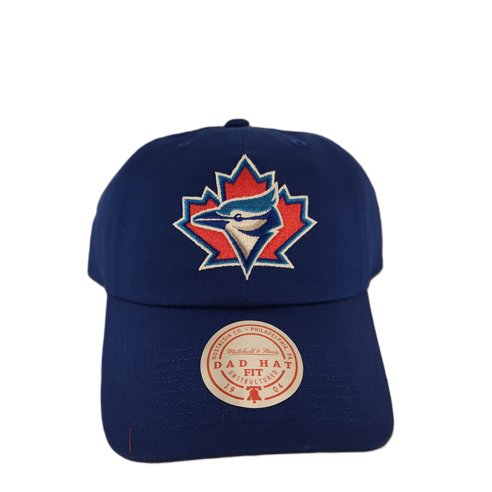Toronto Blue Jays MLB Mitchell & Ness Men's Royal Blue Cooperstown Evergreen Adjustable Hat