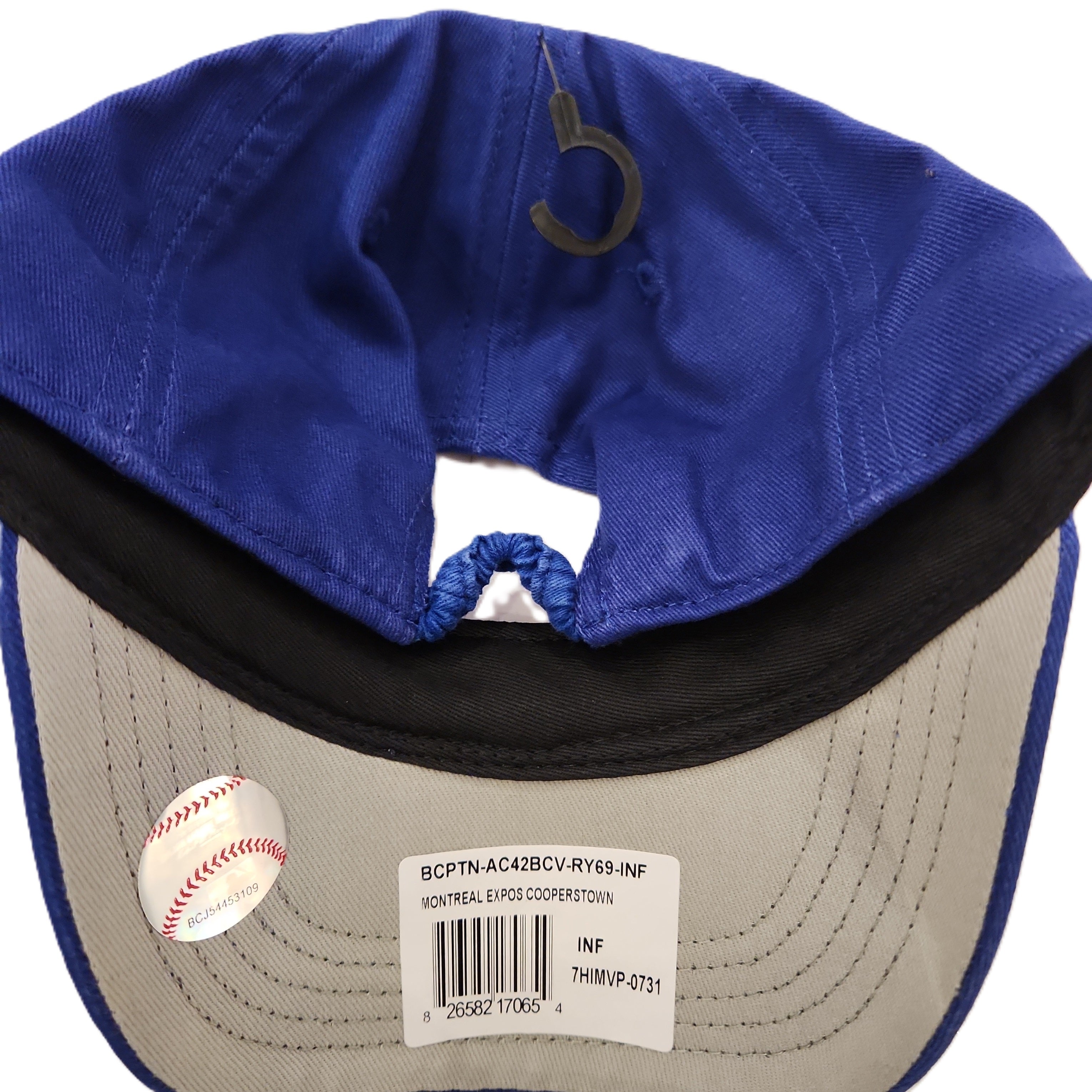 Casquette ajustable MVP des Expos de Montréal MLB 47 Brand pour bébé, bleu royal