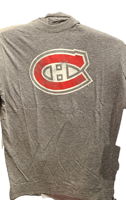 Montreal Canadiens NHL 47 Brand Men's Grey Distressed Tri-Blend T-Shirt