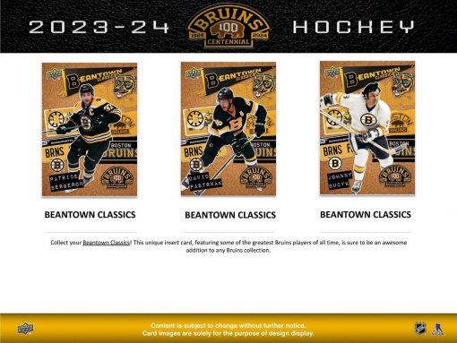 Boston Bruins NHL Upper Deck 2024 Centennial Box Set