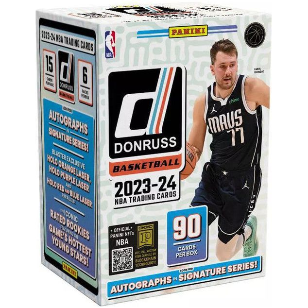 Cartes à collectionner NBA 23/2024 Panini Donruss Basketball Blaster Box 