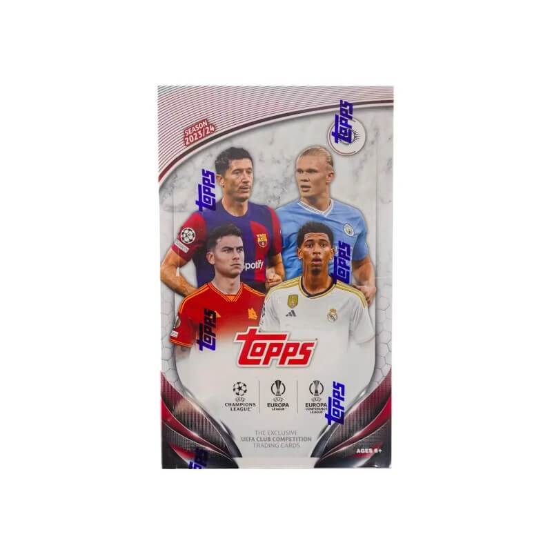 Boîte de loisirs de football pour compétitions interclubs de l'UEFA Topps 23/2024