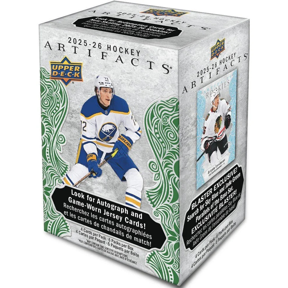 NHL 2025-2026 Upper Deck Artifact Hockey Blaster Trading Cards