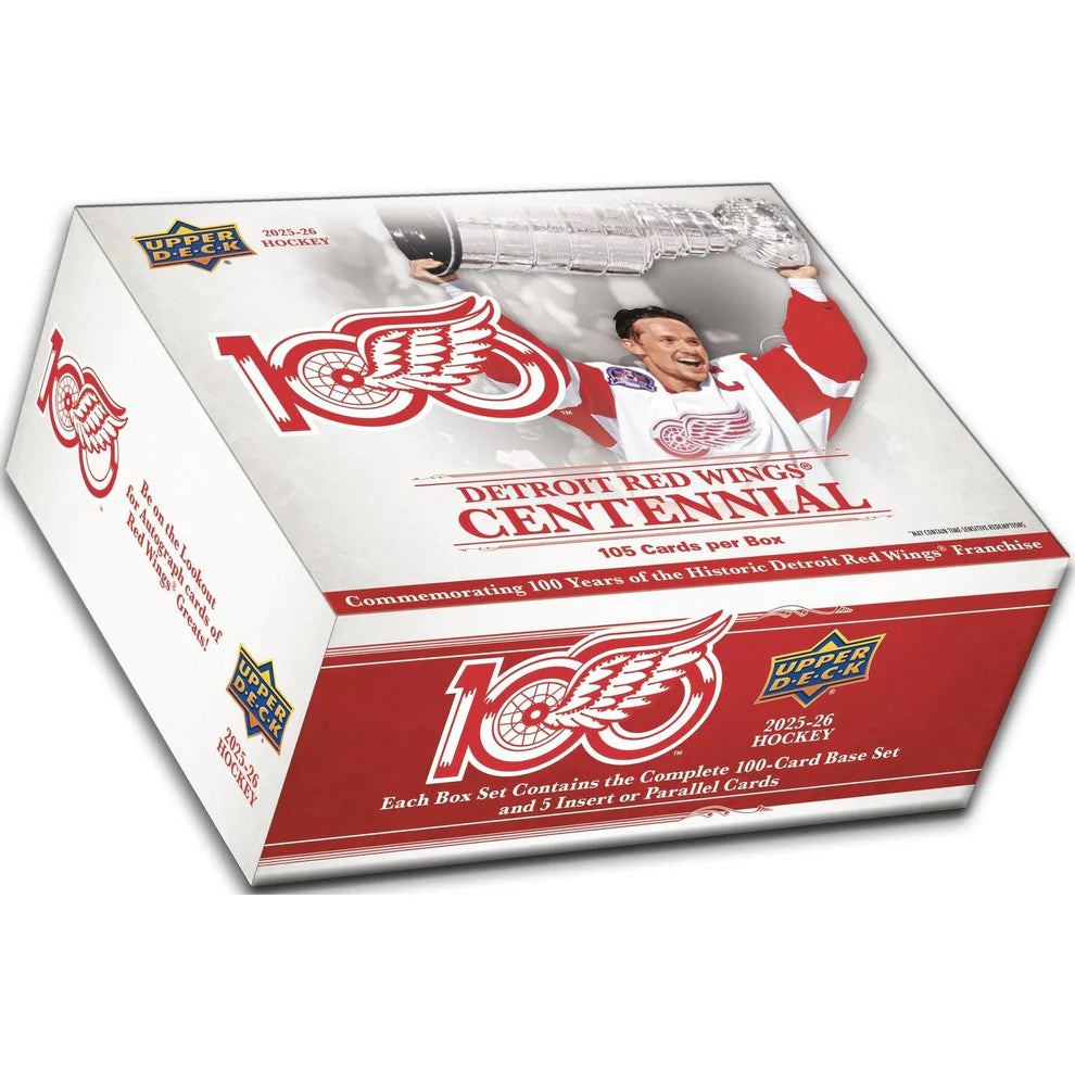 Detroit Red Wings NHL Upper Deck 2026 Centennial Box Set